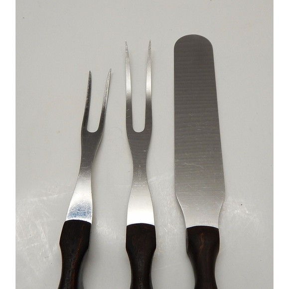 Cutco 3 Piece Kitchen Utensil Set Forks Spatula Wall Rack 1026, 1027, 1028 USA - Picture 8 of 12